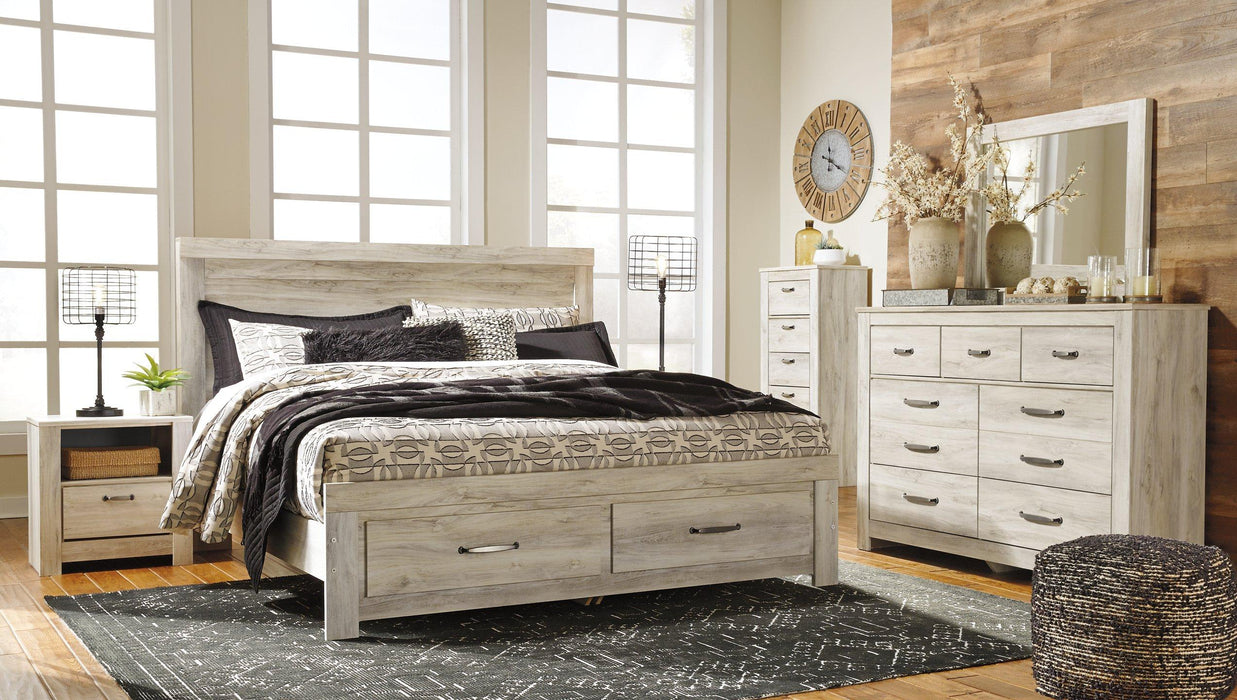 Bellaby Bed with 2 Storage Drawers - House Of Furniture/Allan's Gallery