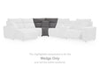 Modmax Reclining Sectional with Console - House Of Furniture/Allan's Gallery