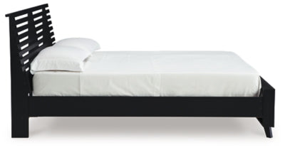 Danziar Queen Slat Bed - House Of Furniture/Allan's Gallery