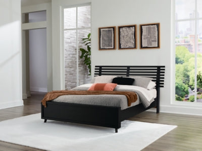 Danziar Queen Slat Bed - House Of Furniture/Allan's Gallery