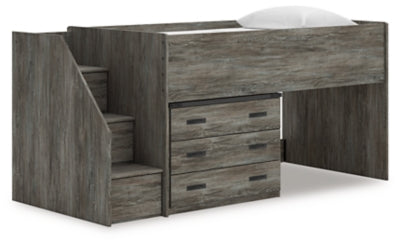 Frandern Loft Bed with Drawer Storage - House Of Furniture/Allan's Gallery