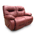 BRINLEY LOVESEAT LEATHER SPACE SAVER LOVESEAT- L700CA4 - House Of Furniture/Allan's Gallery