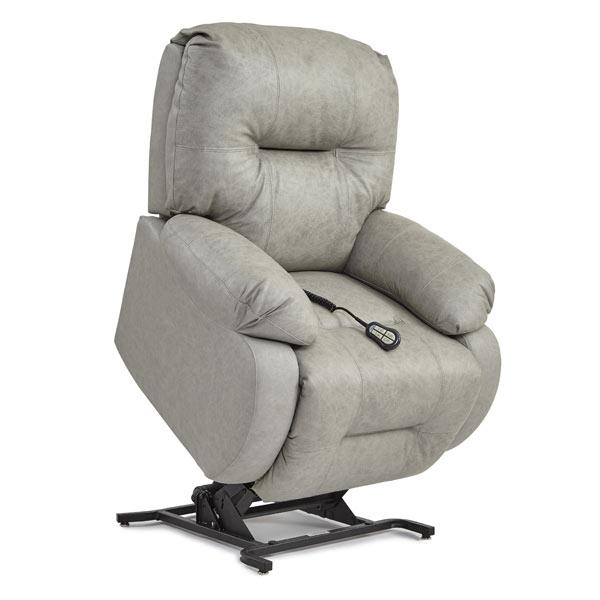 BRINLEY LEATHER SWIVEL GLIDER RECLINER- 8MW85LU