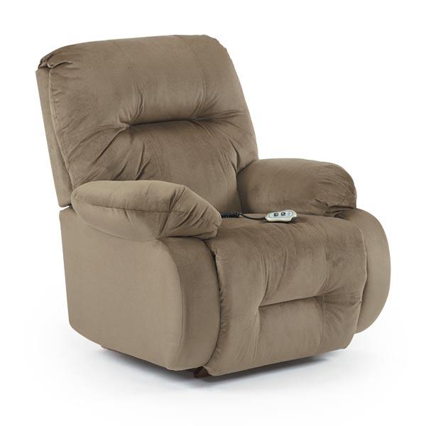 BRINLEY LEATHER POWER SWIVEL GLIDER RECLINER- 8MP85LU