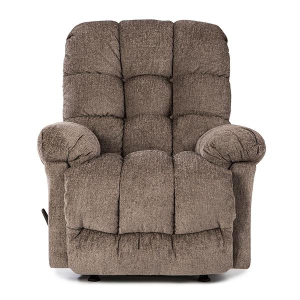 BROSMER LEATHER SWIVEL GLIDER RECLINER W/ HEAT MASSAGE- 9MWH85LV