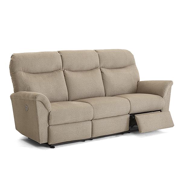 CAITLIN COLLECTION LEATHER POWER HEAD TILT RECLINING SOFA- S420CZ4