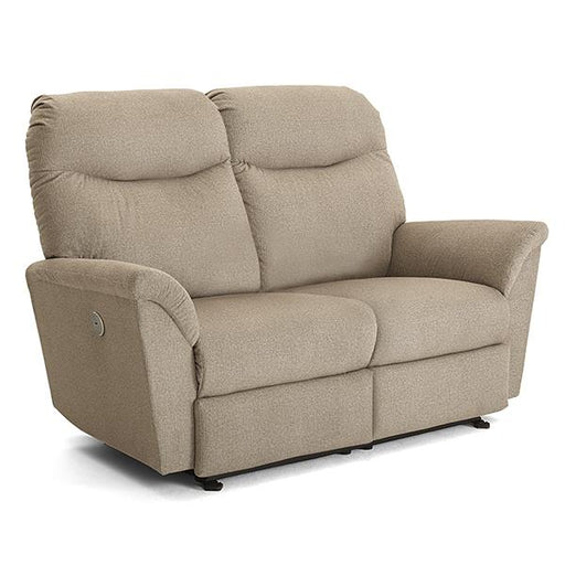 CAITLIN LOVESEAT LEATHER POWER HEAD TILT ROCKER CONSOLE LOVESEAT - L420CY7 image