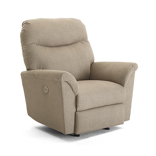 CAITLIN LEATHER POWER HEAD TILT ROCKER RECLINER- 4NZ27LU