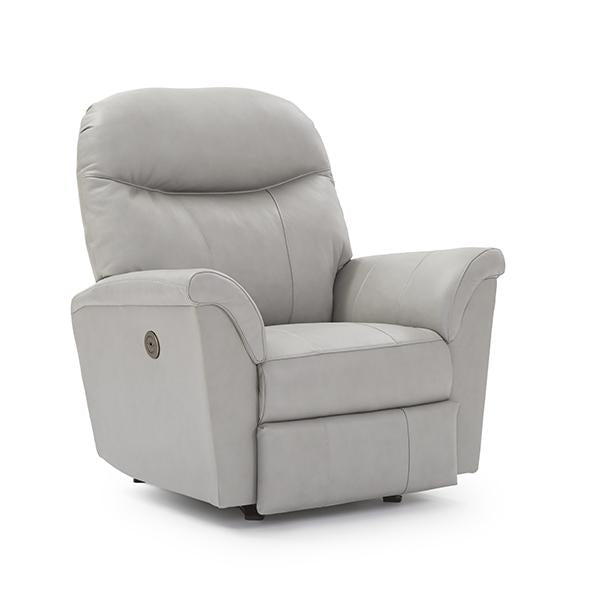 CAITLIN LEATHER POWER HEAD TILT SPACE SAVER RECLINER- 4NZ24LU