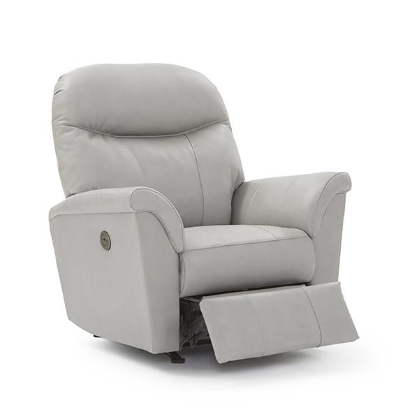 CAITLIN LEATHER SWIVEL GLIDER RECLINER- 4N25LU