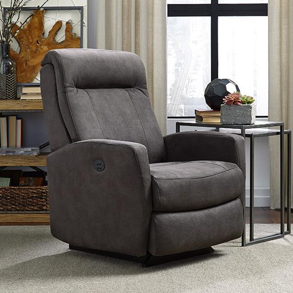 COSTILLA LEATHER POWER HEAD TILT ROCKER RECLINER- 2AZ37LV