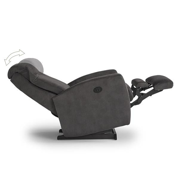 COSTILLA LEATHER POWER HEAD TILT ROCKER RECLINER- 2AZ37LV