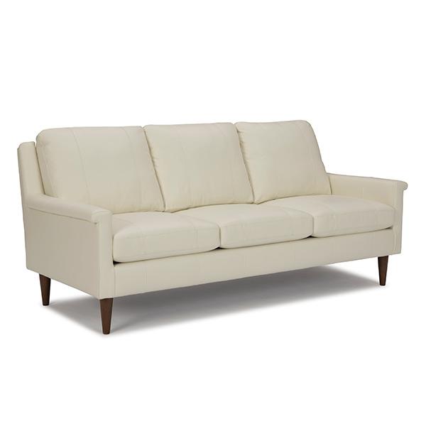 DACEY COLLECTION LEATHER STATIONARY SOFA- S11BGLU