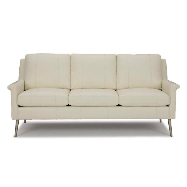 DACEY COLLECTION LEATHER STATIONARY SOFA- S11BGLU