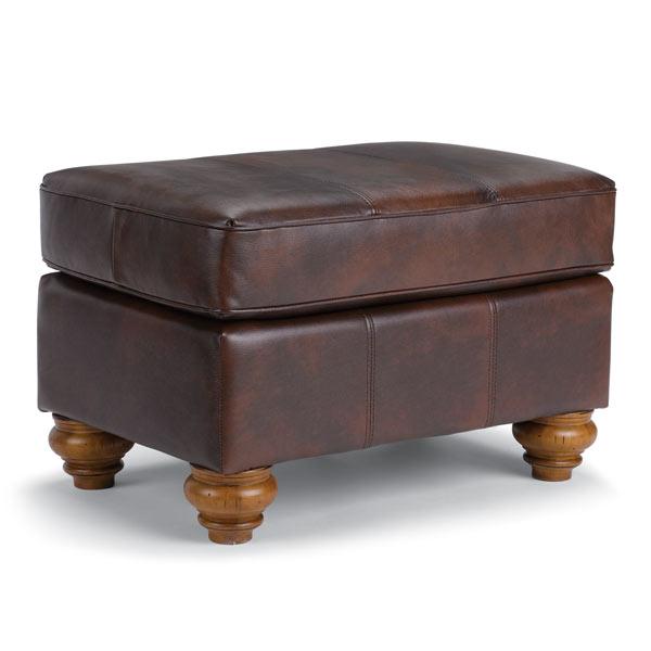 F64 LEATHER OTTOMAN- F64DWLU image