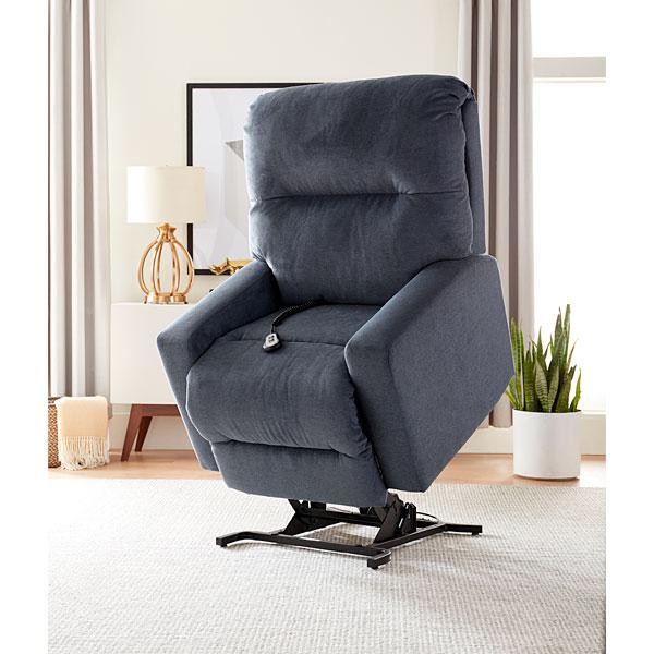 KENLEY HIGH-PERFORMANCE LEATHER GRAIN VINYL, VALERO, POWER LIFT RECLINER W/ HEAD TILT- 5NZ11V