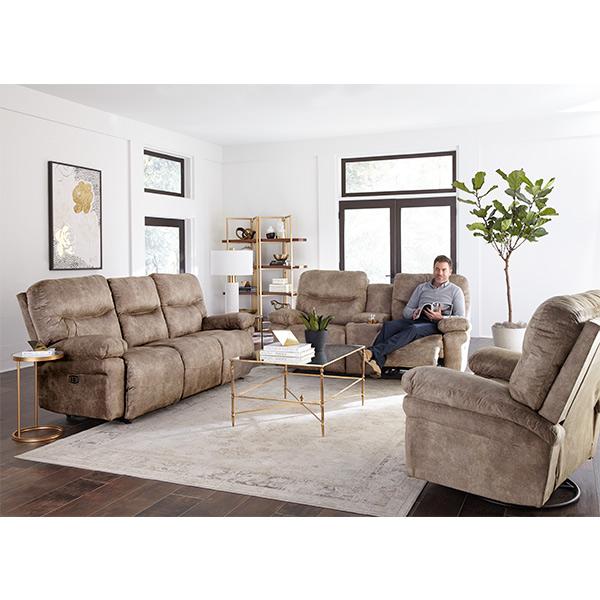 LEYA COLLECTION POWER HEAD TILT RECLINING SOFA- S670RZ4