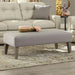 LINETTE BENCH OTTOMAN W/2 PILLOWS- 9950DW2P - House Of Furniture/Allan's Gallery