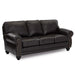 NOBLE COLLECTION LEATHER STATIONARY SOFA- S64DWLU - House Of Furniture/Allan's Gallery