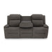 O'NEIL COLLECTION POWER RECLINING SOFA W/ FOLD DOWN TABLE- S920RP4 - House Of Furniture/Allan's Gallery