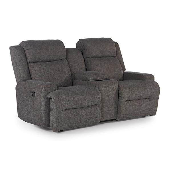 O'NEIL LOVESEAT POWER HEAD TILT SPACE SAVER CONSOLE LOVESEAT - L920RY4