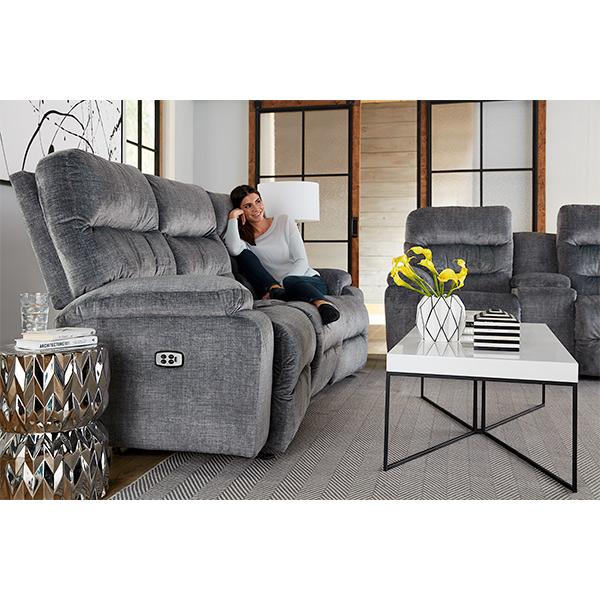 RYSON COLLECTION POWER HEAD TILT RECLINING CONVERSATION SOFA- U850RZ4