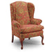 SYLVIA QUEEN ANNE WING CHAIR- 0710AB - House Of Furniture/Allan's Gallery