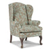 SYLVIA QUEEN ANNE WING CHAIR- 0710AB - House Of Furniture/Allan's Gallery