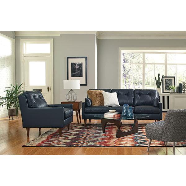 TREVIN COLLECTION STATIONARY SOFA W/2 PILLOWS- S38E