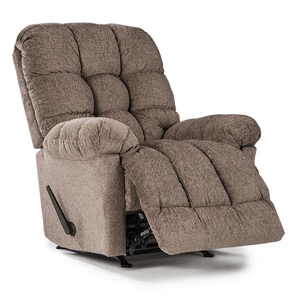 BROSMER LEATHER POWER HEAD TILT ROCKER RECLINER- 9MZ87-1LU