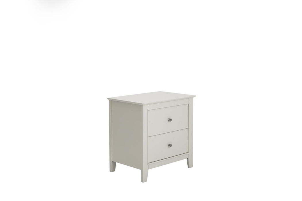 Selena 2-drawer Nightstand Cream White