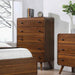 Robyn 5-drawer Chest Dark Walnut - House Of Furniture/Allan's Gallery