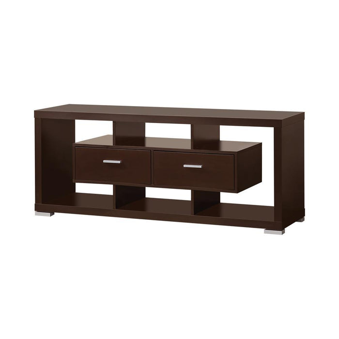 Casey 2-drawer Rectangular TV Console Cappuccino - House Of Furniture/Allan's Gallery