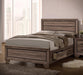 Kauffman California King, E.king, & Queen Panel Bed Washed Taupe - House Of Furniture/Allan's Gallery