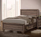 Kauffman California King, E.king, & Queen Panel Bed Washed Taupe - House Of Furniture/Allan's Gallery