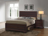 Kauffman California King, Eastren King, & Queen Panel Bed Dark Cocoa - House Of Furniture/Allan's Gallery