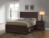 Kauffman California King, Eastren King, & Queen Panel Bed Dark Cocoa - House Of Furniture/Allan's Gallery