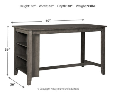 Caitbrook Counter Height Dining Table - House Of Furniture/Allan's Gallery