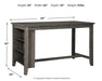 Caitbrook Counter Height Dining Table - House Of Furniture/Allan's Gallery