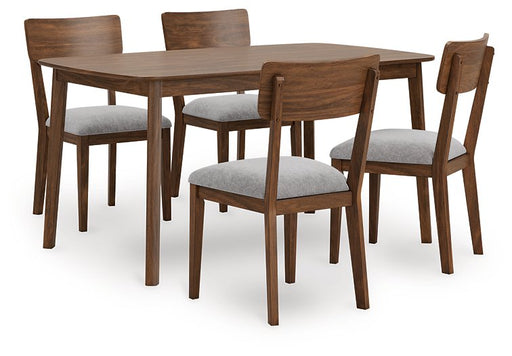 Tameride Dining Table and 4 Chairs (Set of 5) - House Of Furniture/Allan's Gallery