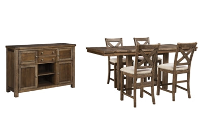 Moriville Counter Height Dining Set - House Of Furniture/Allan's Gallery
