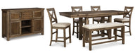 Moriville Counter Height Dining Set - House Of Furniture/Allan's Gallery