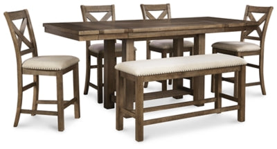 Moriville Counter Height Dining Set - House Of Furniture/Allan's Gallery