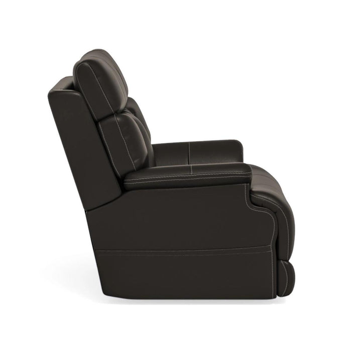 Flexsteel Clive Power Recliner with Power Headrest and Lumbar