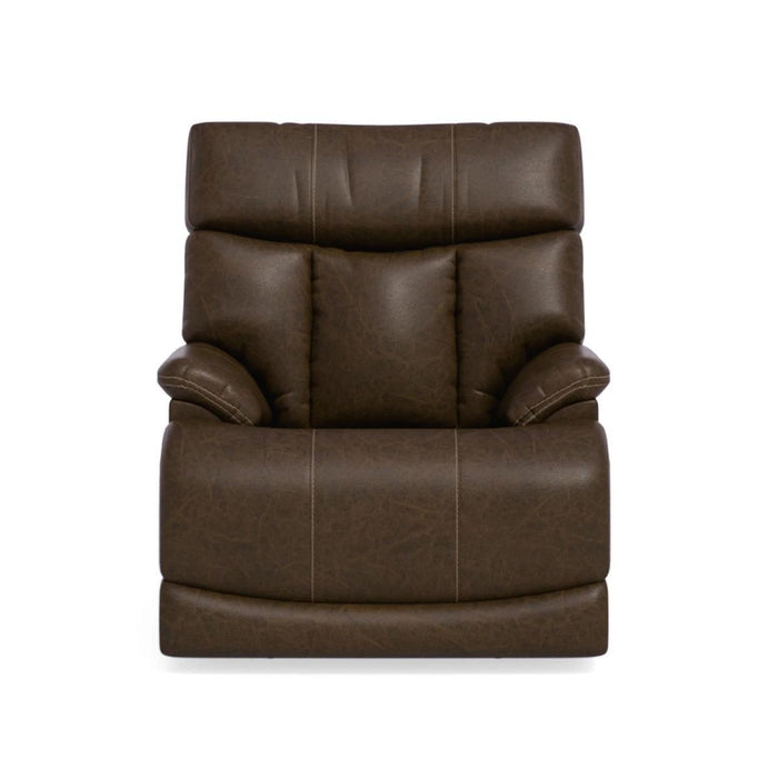 Flexsteel Clive Power Recliner with Power Headrest and Lumbar