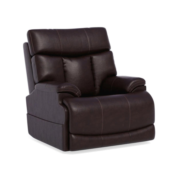 Flexsteel Clive Power Recliner with Power Headrest and Lumbar image