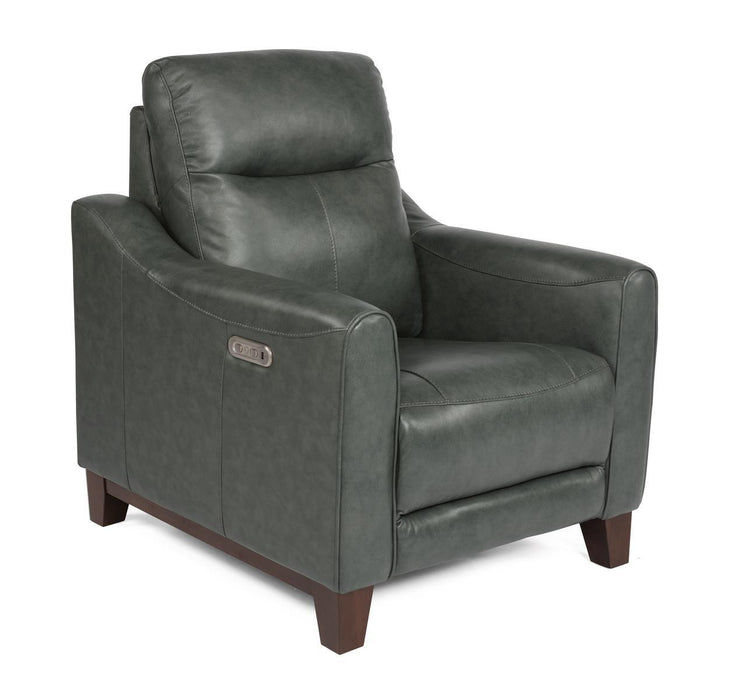 Flexsteel Latitudes Forte Leather Power Recliner w/Power Headrest