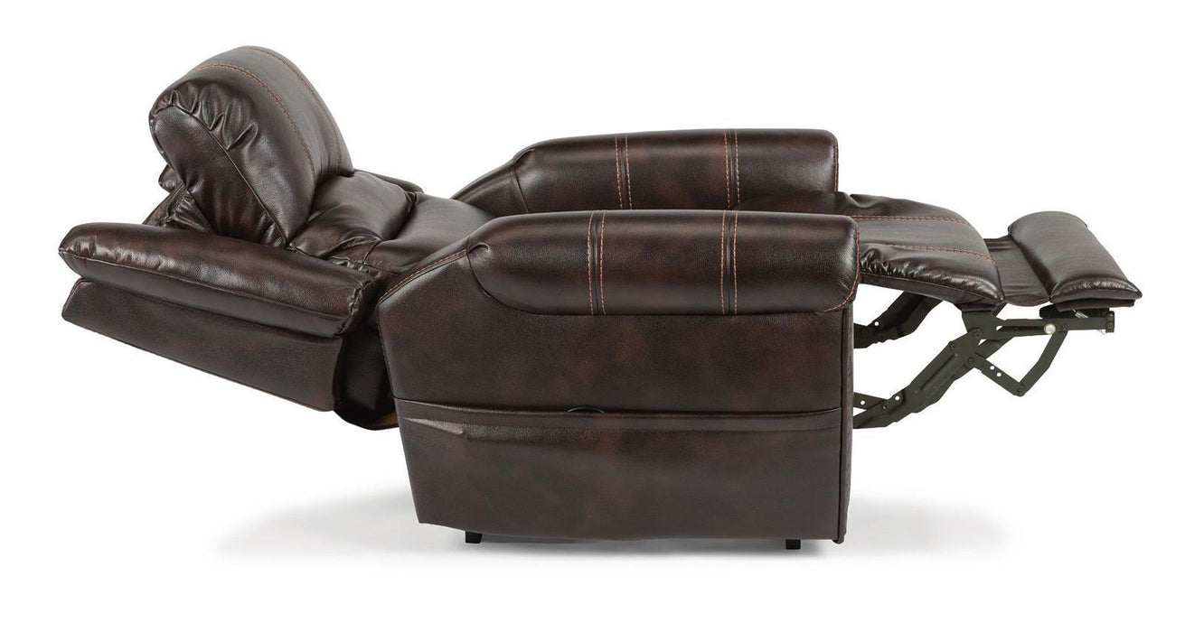 Flexsteel Oscar Power Lift Recliner with Power Headrest and Lumbar