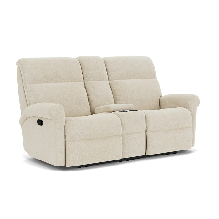 Davis 2902-601 Reclining Loveseat with Console