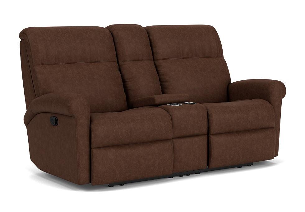 Davis 2902-601 Reclining Loveseat with Console